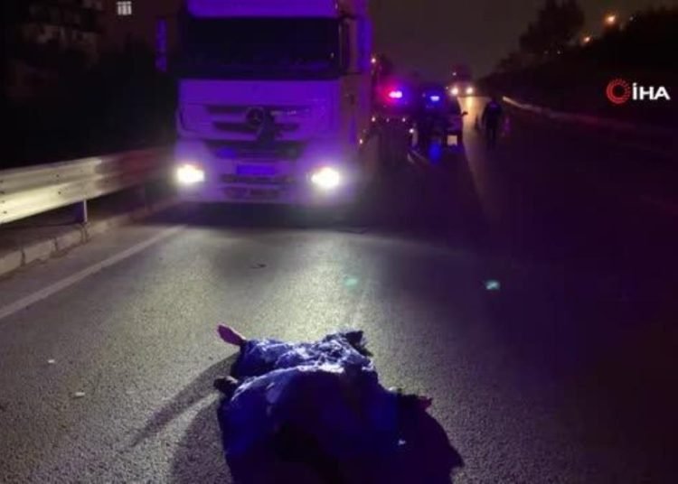 Tırın çarptığı yaya hayatını kaybetti