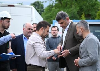 MAŞUKİYE SPOR SALONU İNŞAATI HIZLA İLERLİYOR