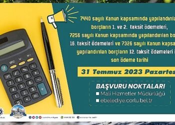 Borç Yapılandırma Ödemelerinde Son Gün 31 Temmuz