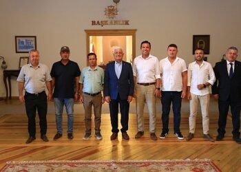 Datça Muhtarlarından Başkan Gürün’e teşekkür ziyareti