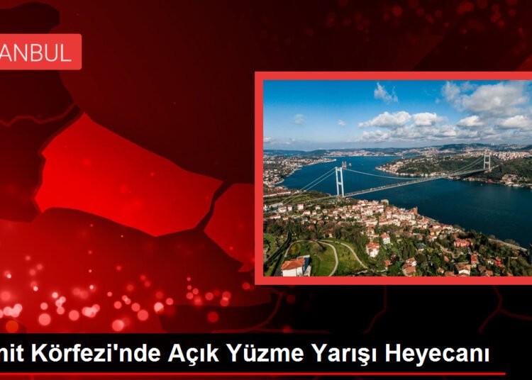 İzmit Körfezi’nde Açık Yüzme Yarışı Heyecanı