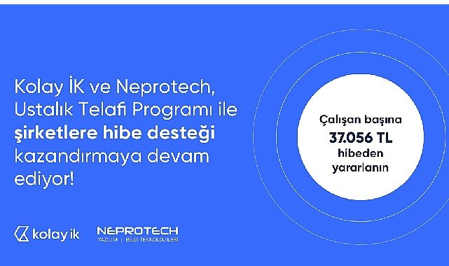 Milli Eğitim Bakanlığı – Ustalık Telafi Programı’ndan yararlandırıyor.