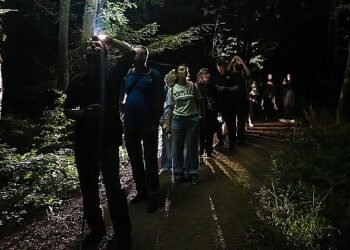 Ormanya’da macera dolu gece yürüyüşü