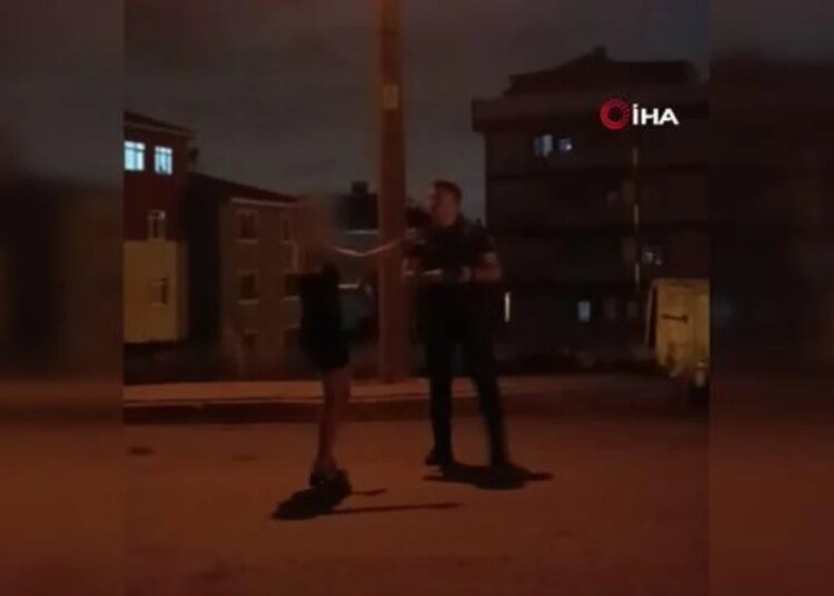 Silahlı çatışma sonrası yakalanan genç kız polisi tehdit etti