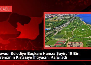 Dilovası Belediye Başkanı Hamza Şayir, 15 Bin Öğrencinin Kırtasiye İhtiyacını Karşıladı