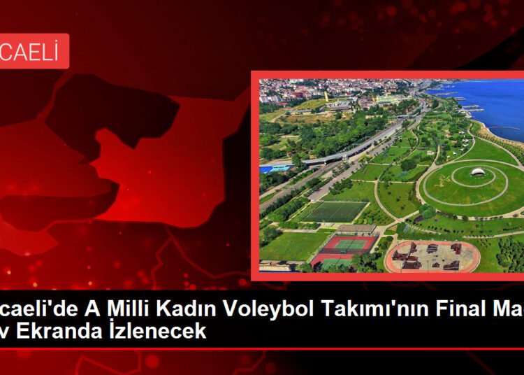 Kocaeli’de A Milli Kadın Voleybol Takımı’nın Final Maçı Dev Ekranda İzlenecek