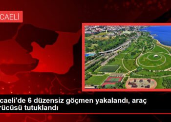 Kocaeli’de 6 düzensiz göçmen yakalandı, araç sürücüsü tutuklandı