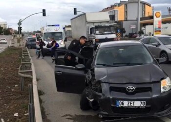 Kocaeli’de Trafik Kazası: 1 Yaralı