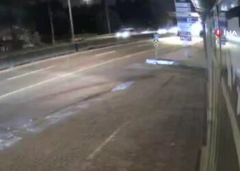 2 kişiyi hayattan koparan feci kazanın yeni görüntüsü ortaya çıktı