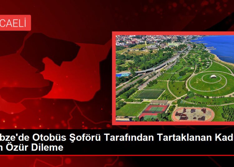 Gebze’de Otobüs Şoförü Tarafından Tartaklanan Kadın İçin Özür Dileme