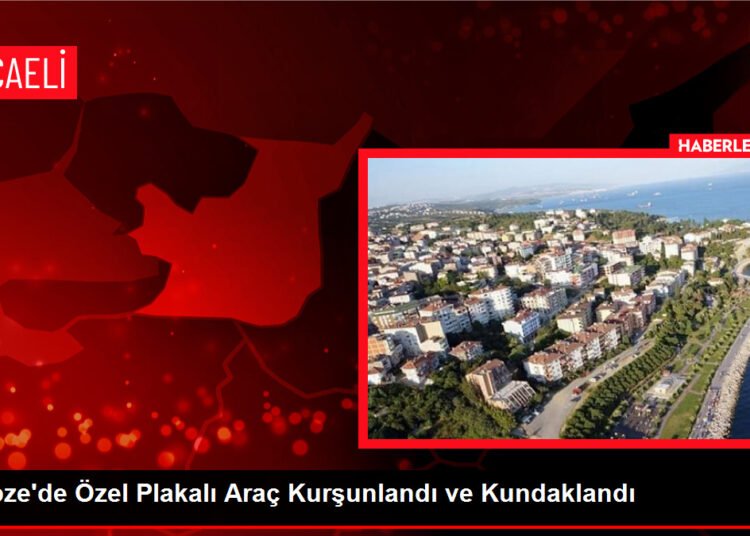 Gebze’de Özel Plakalı Araç Kurşunlandı ve Kundaklandı