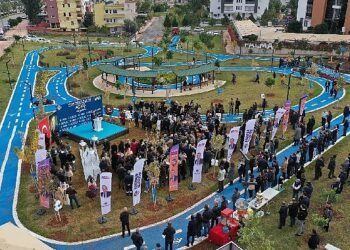 Yenişehir Belediyesi 5 bin metrekarelik bisiklet eğitim parkı açtı