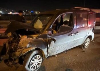 Gebze’de Hafif Ticari Araçlar Çarpıştı: 1 Yaralı