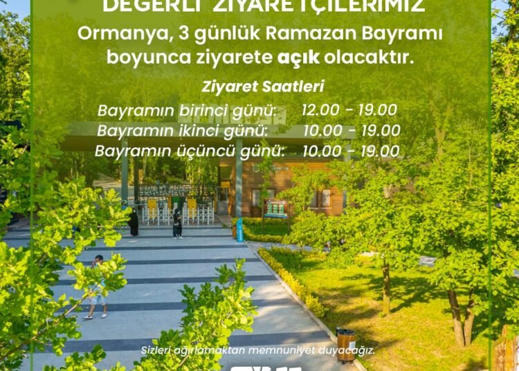 Ormanya bayramda ziyaretcilerini bekliyor 1
