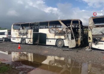 17 araç alev alev yanmıştı, hasarın boyutu ortaya çıktı