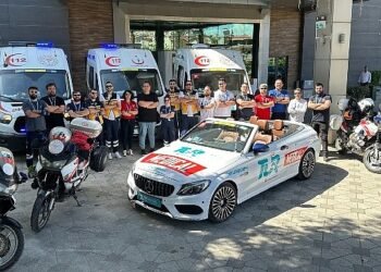 59.Cumhurbaşkanlığı Türkiye Bisiklet Turu’nun bisikletçilerine ve konvoyuna Sağlık Bakanlığı’nın deneyimli ekipleri destek verdi