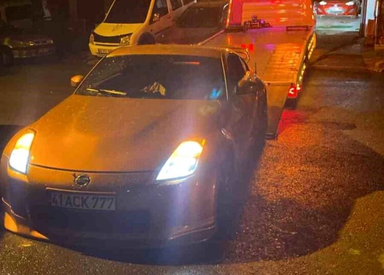 Kocaeli’de Drift Yapan Sürücünün Ehliyetine El Konuldu