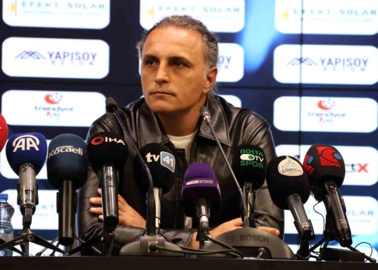 Kocaelispor Teknik Direktörü Mustafa Gürsel: ‘Üzerimize düşeni yapamadık’