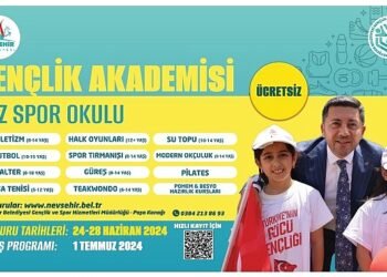 Nevşehir Belediyesi tarafından çocukların ve gençlerin zihinsel ve bedensel gelişimleri ile sosyalleşmelerine katkı sağlamak, ayrıca yeteneklerini ortaya çıkarmak amacıyla Yaz Spor Okulları açılacak