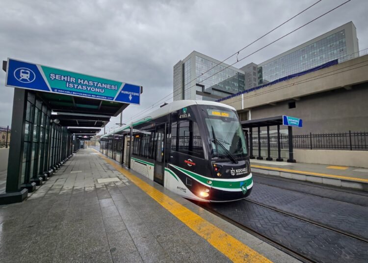Sehir Hastanesine 15 dakikada bir tramvay 5