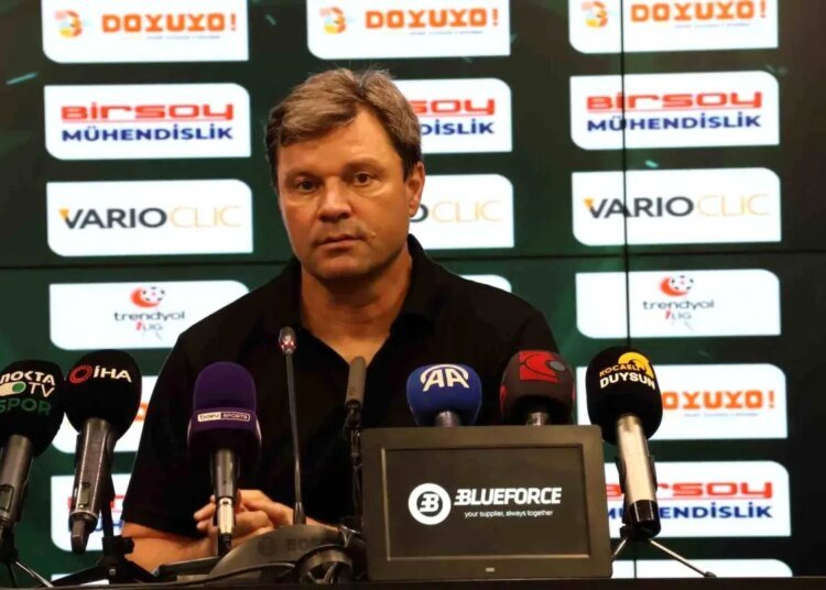 Kocaelispor Erzurumspor FK maçının ardından