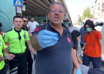 İzmit’te kaza sonrası basın mensubuna engel