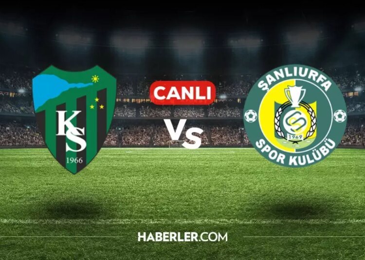 Kocaelispor Şanlıurfaspor maçı CANLI izle! (ŞİFRESİZ) Kocaeli Şanlıurfa maçı hangi kanalda, canlı yayın nerede ve nasıl izlenir?