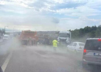 TEM Otoyolunda Zincirleme Kaza: 4 Yaralı