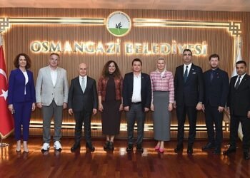 Başkan Aydın, belediye başkanlarını ağırladı