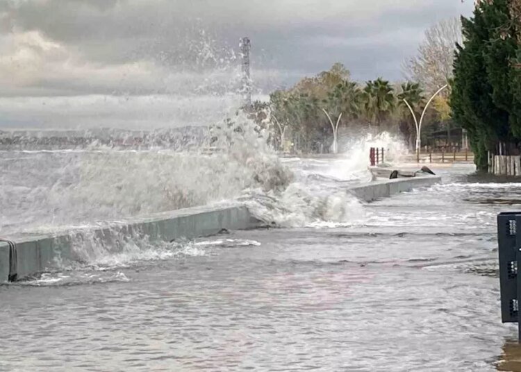 Kocaeli’de Şiddetli Lodos Hayatı Olumsuz Etkiledi
