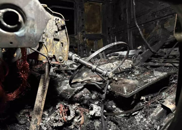 Kocaeli’de Yangın: Muz Yüklü Tır Alev Alev Yandı