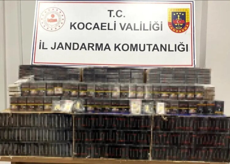 Dilovası’nda 5 Bin Paket Kaçak Sigara Ele Geçirildi