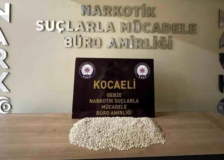 Kocaeli’nde 17 Bin 757 Captagon Hap Ele Geçirildi