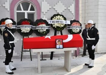 Polis Memuru Serdar Gülcan Son Yolculuğuna Uğurlandı