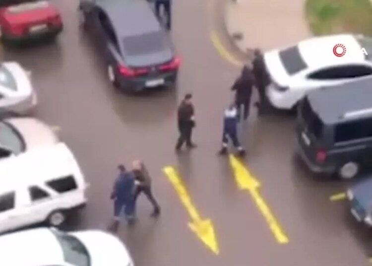 İSS Çalışanlarından Vatandaşa Saldırı Kamerada