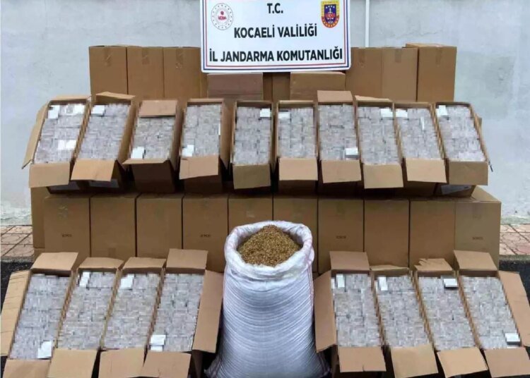 Kocaeli’de Kaçakçılıkla Mücadele: 1 Milyon 200 Bin TL Değerinde Kaçak Malzeme Ele Geçirildi