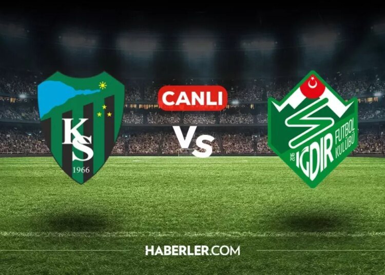 Kocaelispor Iğdırspor CANLI izle! (ŞİFRESİZ) Kocaelispor Iğdırspor maçı hangi kanalda, canlı yayın nerede ve nasıl izlenir?