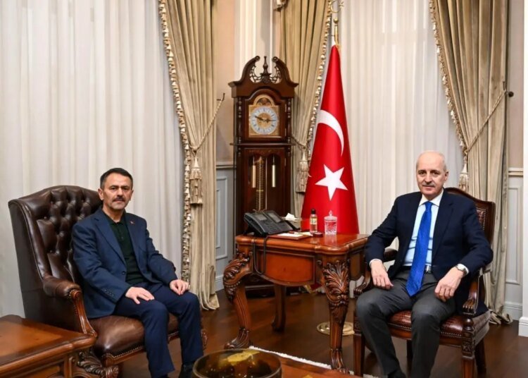 TBMM Başkanı Numan Kurtulmuş, Kocaeli Valisi İlhami Aktaş’ı Ziyaret Etti