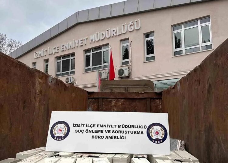 1.3 Milyon Liralık Akü Hırsızı İzmit’te Yakalandı