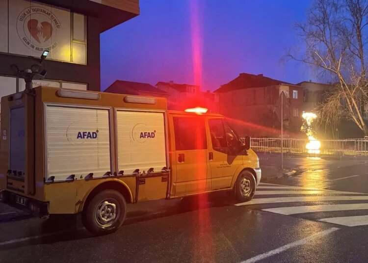 Kartepe’deki Sondaj Çalışmasında Metan Gazı Yangını!