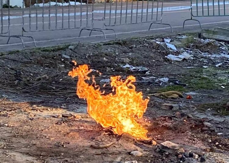 Kocaeli Kartepe’de 7 Gündür Süren Metan Gazı Yangını