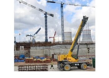 Leningrad NGS-2’nin 4’üncü Güç Ünitesinin Sahasında Güvenlik Binasının Temel Betonlama İşlemi Tamamlandı