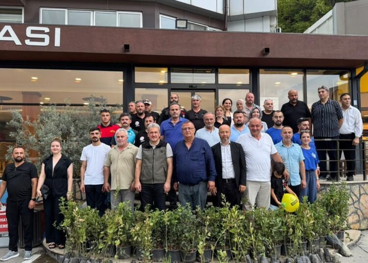 Gevyeye Kocaeli Belediyesinden guclu fidan destegi file