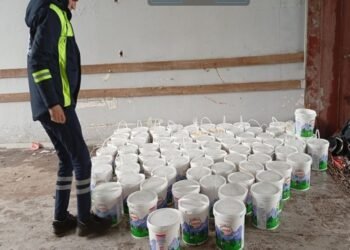 Durdurulan Araçta 800 Kilo Sahte Etiketli Tereyağı Ele Geçirildi