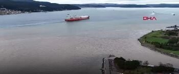 ÇANAKKALE BOĞAZI’NDA DENİZ KAHVERENGİYE DÖNDÜ