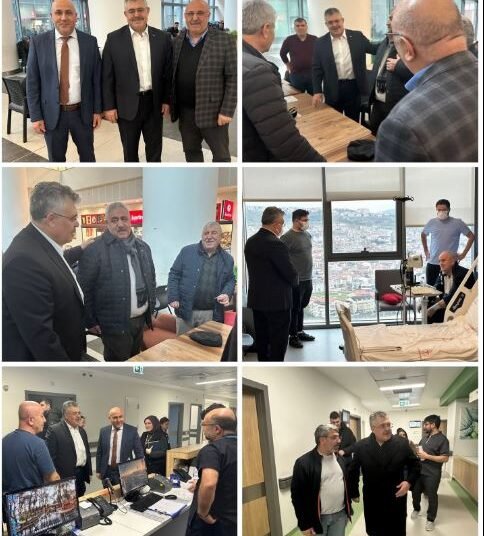 VEYSEL TİPİOĞLU’NDAN KOCAELİ ŞEHİR HASTANESİ’NE ZİYARET
