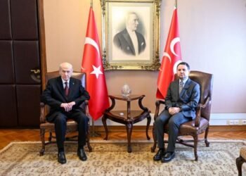 Akın Gürlek’ten Devlet Bahçeli’ye TBMM’de Ziyaret