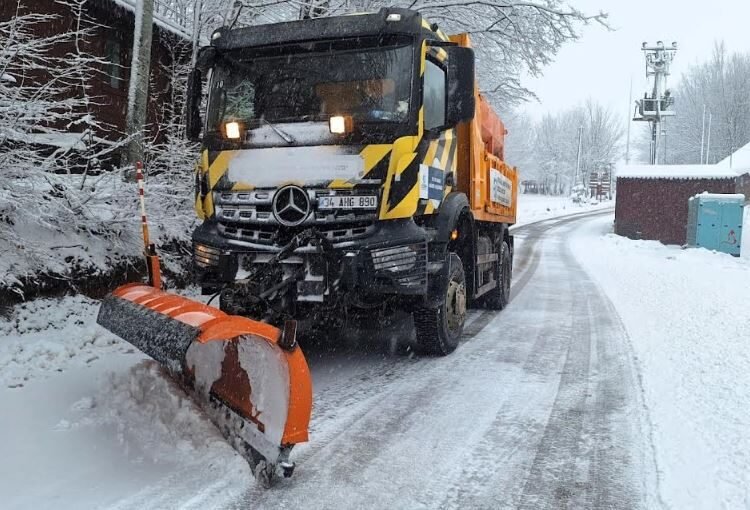 Büyükşehir Kar Alarmında: 630 Personel ve 235 Araç Sahada