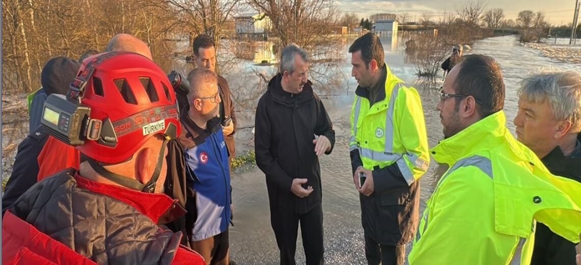 Meriç Nehri’nde Su Seviyesi Alarm Verdi