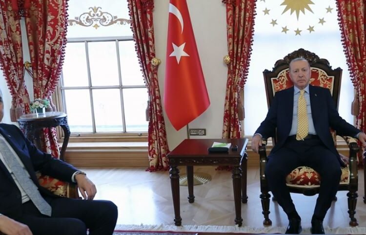 Cumhurbaşkanı Erdoğan, TBMM Başkanı Kurtulmuş’u Kabul Etti